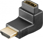 Wentronic Adapter HDMI (F) - (F), 8K@60Hz, Angled Adapter 90&deg; up, black