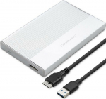 Qoltec Obudowa | Disk pocket SSD HDD 2.5 cala| SATA | USB 3.0 | Super speed 5Gb/s | 2TB | Silver