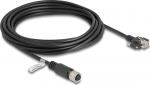 Delock Netzwerkkabel - 4-pole M12-D (W) zu RJ-45 (M)