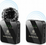 Microphone Puluz Wireless Microphone Bluetooth 3.5mm Trs Trrs To Phone Camera Camera / Pu3153b