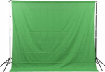 GlareOne Green Screen Fabric backdrop 3&times;3 m