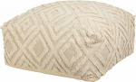Home Styling Collection Decorative pouf with tufted pattern, 60 x 25 cm