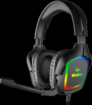 SVEN Gaming headphones with microphone AP-U750MV, black (USB, RGB)