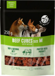 PETREPUBLIC Beef cubes M - dog treat - 250g