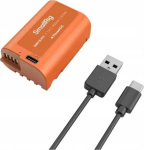 SMALLRIG 4979 CAMERA BATTERY USB-C RECHARGEABLE DMW-BLK22 ORANGE