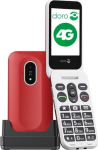 Doro Leva L21 - basic phone, punainen / white