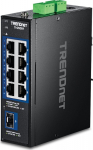 TRENDnet 9-Port Industrial 2.5G DIN-Rail Switch with 10G SFP