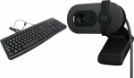 Keyboard Logitech K120 (920-002522) + Brio 100 (960-001585)