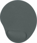 Powerton Mouse Pad Mouse Pad, ergonomic gel, szara, Powerton