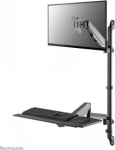 NEOMOUNTS WALL MOUNTED SIT-STAND WORKSTATION (SCREEN, KEYBOARD & MOUSE)