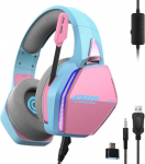 Oniverse Nebula gaming headset, Diva Pink