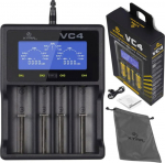 Charger for cylindrical Li-ion batteries / Ni-MH AA / AAA / 18650 Xtar VC4