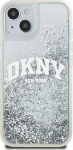 DKNY DKNY Liquid Glitter Big Logo - Case iPhone 15 / 14 / 13 (white)