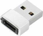 Adapter USB OEM Adapter Typ C (żeński) do USB A (male) srebrny