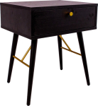Nightstand LUXEMBOURG 45x35xH50cm, black