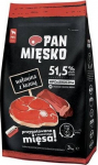 PAN MIĘSKO Pan Mięsko Karma dry for dogs Beef with goat (adult) crisps M 3kg