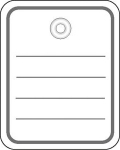 HERMA Piece goods tag 40x50 mm with plastic eyelet 1000 St