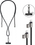CABLE USB-C TO USB-C 1.65M/LANYARD BLACK 7991000 INTENSO