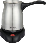 Brock ECP 105 Turkish Coffee Maker, Black/Steel