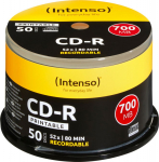 CD-R Intenso 700MB 50pcs Cakebox "printable inkjet" 52x