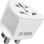 SBS Adapter traveler UK - universal - white