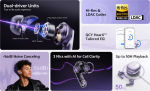 Headphones QCY Headphones TWS MeloBuds N70 (purple)