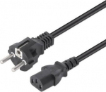 Manhattan Power cable C13 on protective contact 5m schwarz