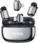 Boya juhtmevaba mikrofon mini 2-01 Lightning/USB-C, lunar silver