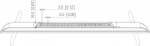 BCS-MLED43FHD Industrial monitor LCD 43 inches for continuous operation 24/7 BCS UNIVERSAL