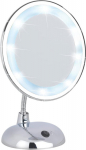 Wenko cosmetic mirror STYLE cosmetic mirror with illumination LED, magnification x3, WENKO