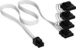 Corsair Kabel, Type 4, PATA Power Connectors, 450mm, 550mm, 650mm, 750mm, individually wrapped - wei&szlig;