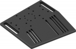 Sabelt Sim Racing Sabelt Shifter & Handbrake Plate, Aluminum plate - schwarz