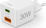 Hama Quick charger 1x USB-C USB-A Mini charger PD Wei&szlig; - USB Typ C