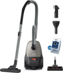 Vacuum Cleaner|PHILIPS|Input power 850 W|Dust capacity 3 L|Cylinder vacuum|Cleaning type Dry|Dust container Dust bag|Colour Black/Grey|XD2152/12