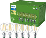 Philips Ultra Efficient Żar&oacute;wka LED E14 | P45 | 2.1W = 40W | 2700K Heat | 6 szt