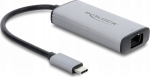 DELOCK USB Type-C Netzwerk Adapter 10 Gigabit LAN 1 x RJ45