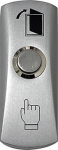 Hismart Exit Button, Cinz Alloy, No/Com, surface mounted