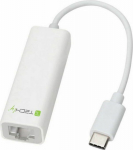 Karta sieciowa Techly ADAPTER USB-C 3.1 NA RJ45 GIGABIT 10/100/1000 (20379)