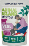 ANIMAL ISLAND Everyday karma,szarpane fileciki z cilęciny w galarecie z rosołu 85g