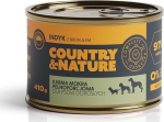 COUNTRY&NATURE Turkey with broccoli Mono - wet dog food - 410g