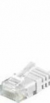 MicroConnect F/UTP CAT6 1m White PVC, Outer Shield : Foil screening