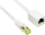 Alcasa Good Connections Patchkabelverl. m. Cat.7 RK wei&szlig; 5m