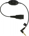 Jabra QD-connector adapter 3.5mm headphone jack