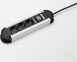 Bachmann PRIMO - Steckdosenleiste - Eingabe, Eingang power CEE 7/7 - output terminals: 3 (3 x Stecker CEE 7/3)