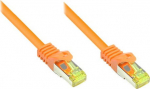 Alcasa Good Connections Patchkabel m. Cat.7 Rohkabel orange 0.5m