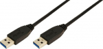 LogiLink USB 3.0 2.0m czarny - kabel LogiLink USB 3.0 - USB-A 2.0m M/M czarny