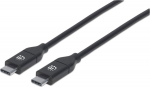 MANHATTAN USB 2.0 Kabel 480Mbit/s C-Stecker auf C-Stecker 2m