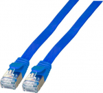 EFB Elektronik EFB RJ45 Flachpatchkabel U/FTP, Cat.6A, PVC, 3.0m, blue