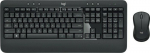Log Logitech Wireless Keyboard+Mouse MK540 black retail