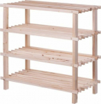 Kesper Regal for shoes, Bright fir FSC, 4 horizontally